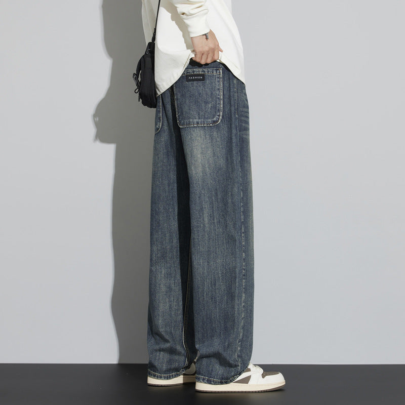 Jeans straight para hombre – Moda retro atemporal