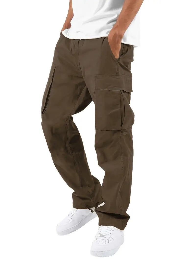 Cargo Jogger Multi-pocket con Cordón Ajustable