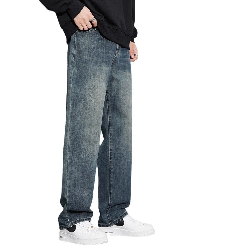 Jeans straight para hombre – Moda retro atemporal