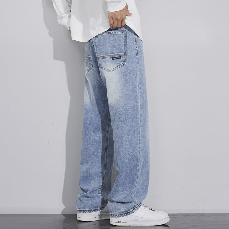 Jeans straight para hombre – Moda retro atemporal