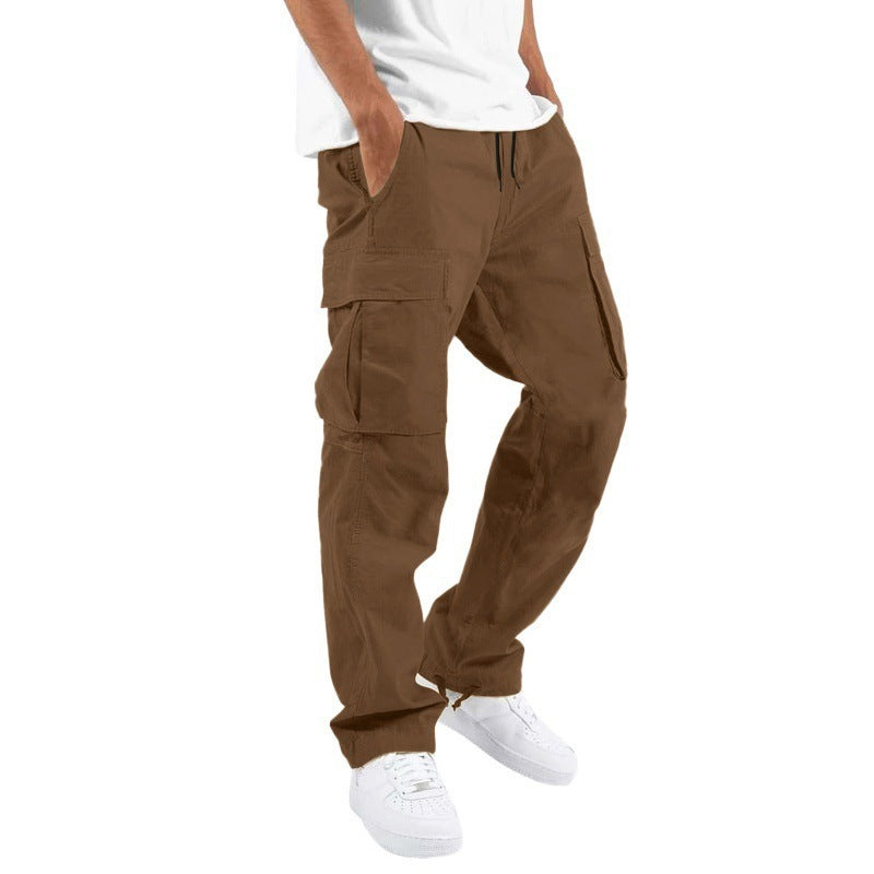 Cargo Jogger Multi-pocket con Cordón Ajustable
