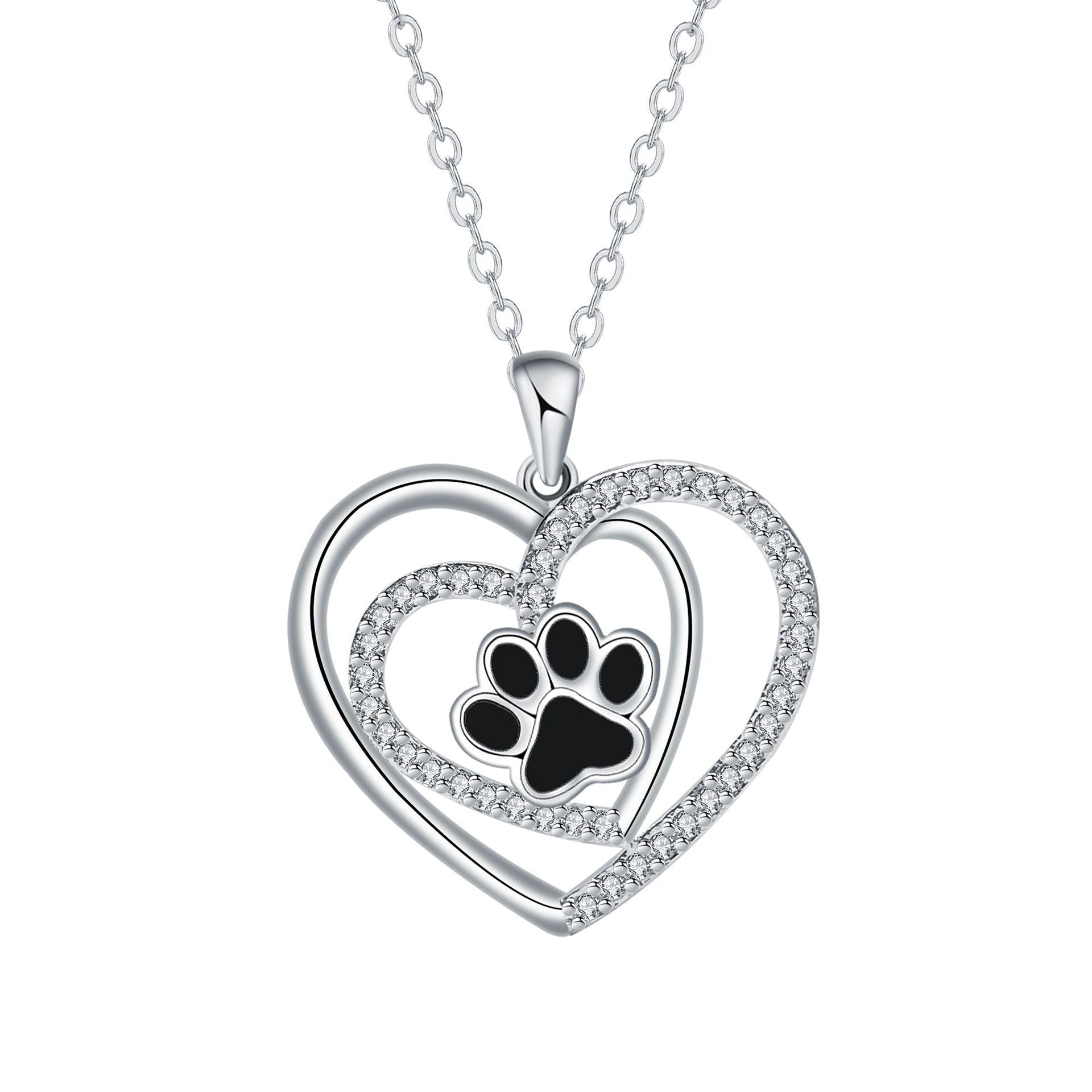 Collar de huellas de patas
