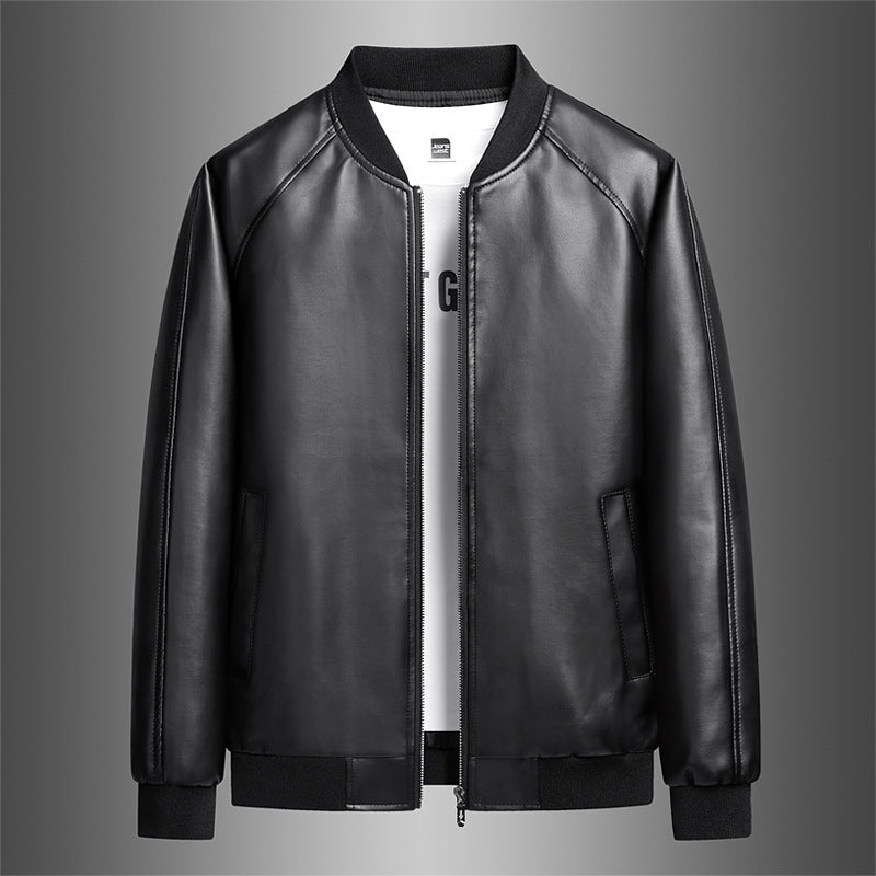 Chaqueta de Cuero para Hombre Corte Slim – Look Elegante y Actual