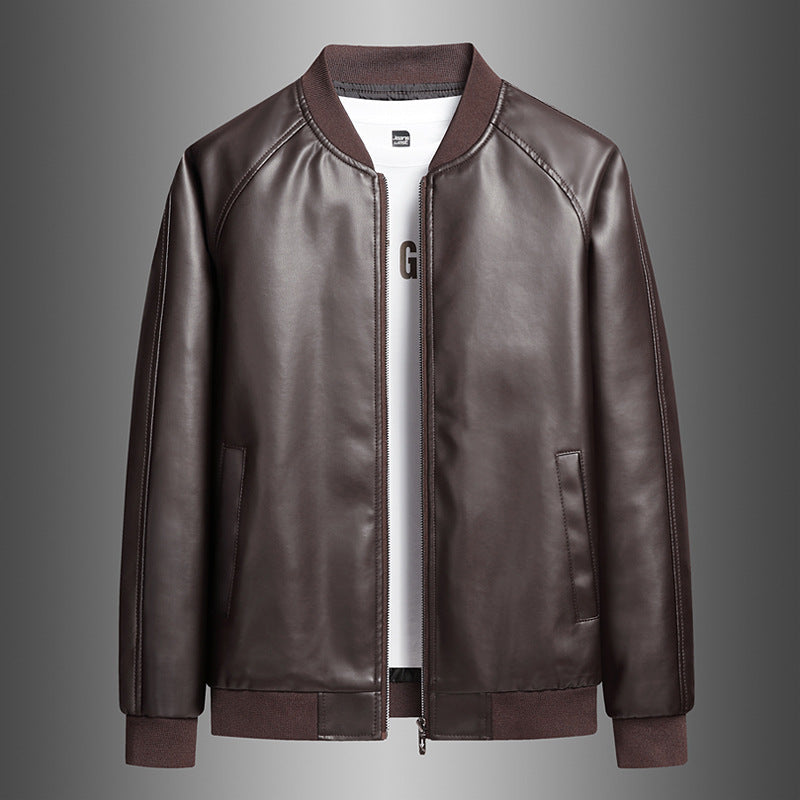 Chaqueta de Cuero para Hombre Corte Slim – Look Elegante y Actual