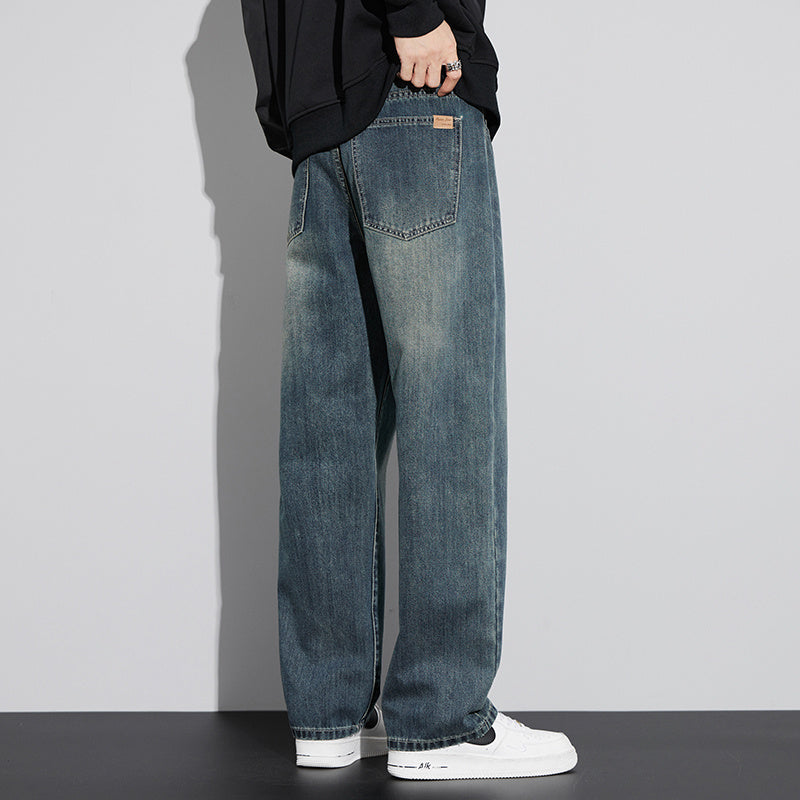 Jeans straight para hombre – Moda retro atemporal