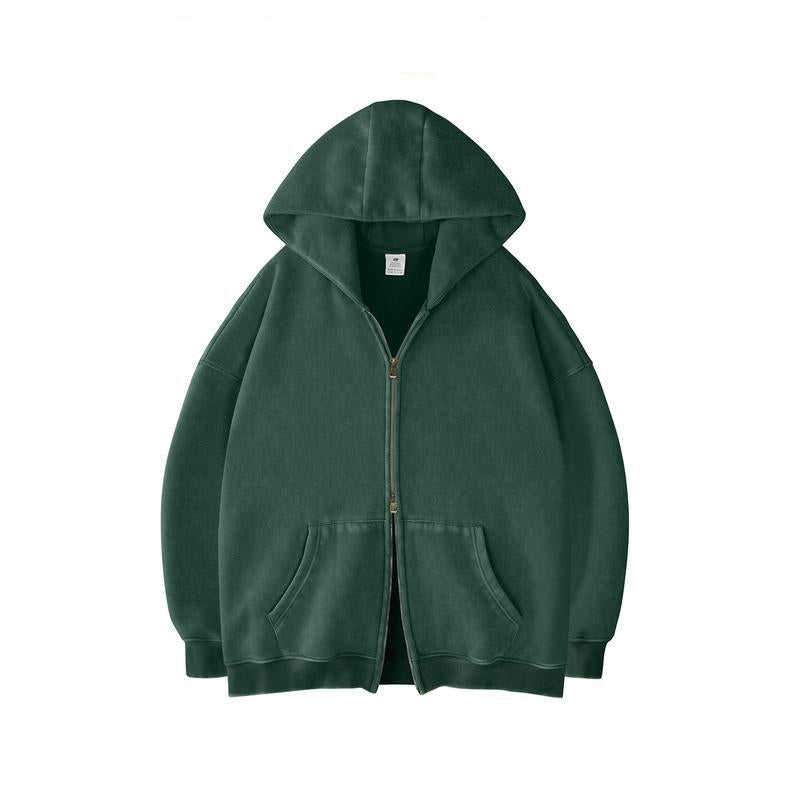 Sudadera doble cremallera basica