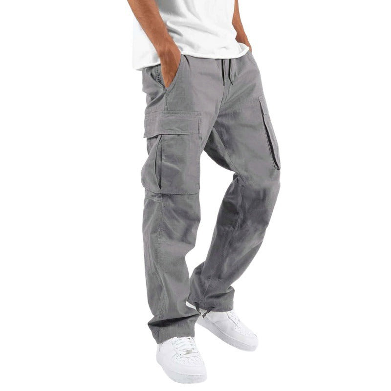 Cargo Jogger Multi-pocket con Cordón Ajustable