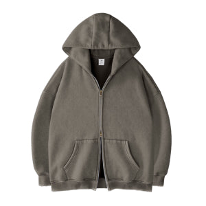 Sudadera doble cremallera basica