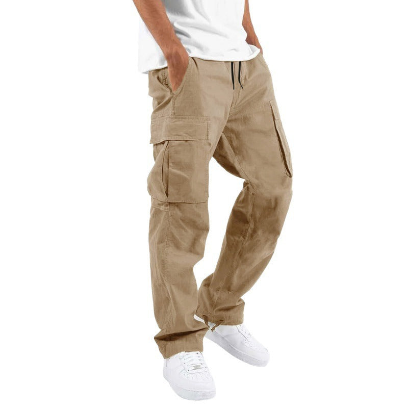 Cargo Jogger Multi-pocket con Cordón Ajustable