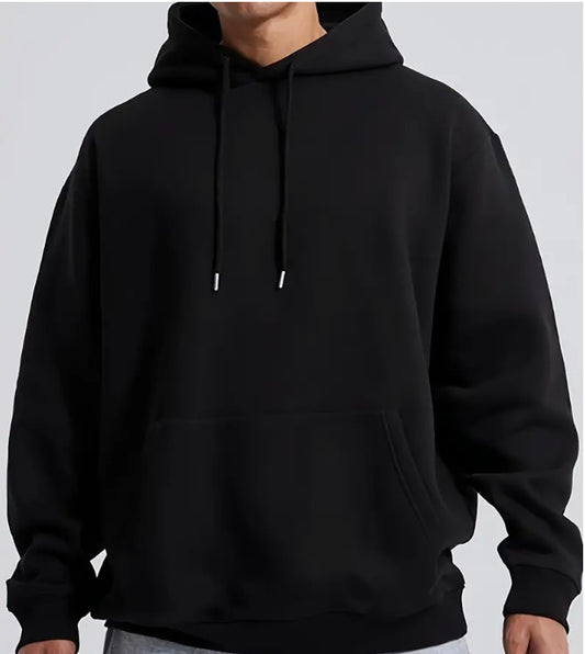 hoddie con capucha negra
