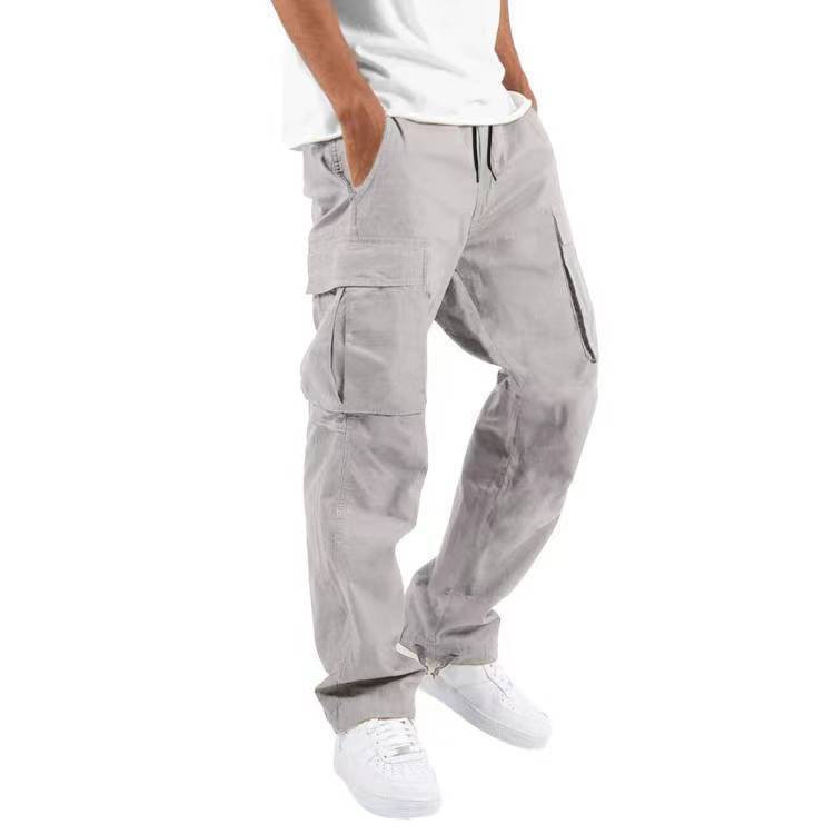 Cargo Jogger Multi-pocket con Cordón Ajustable