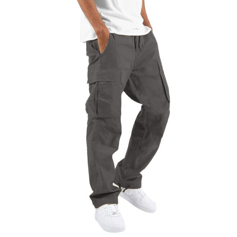Cargo Jogger Multi-pocket con Cordón Ajustable