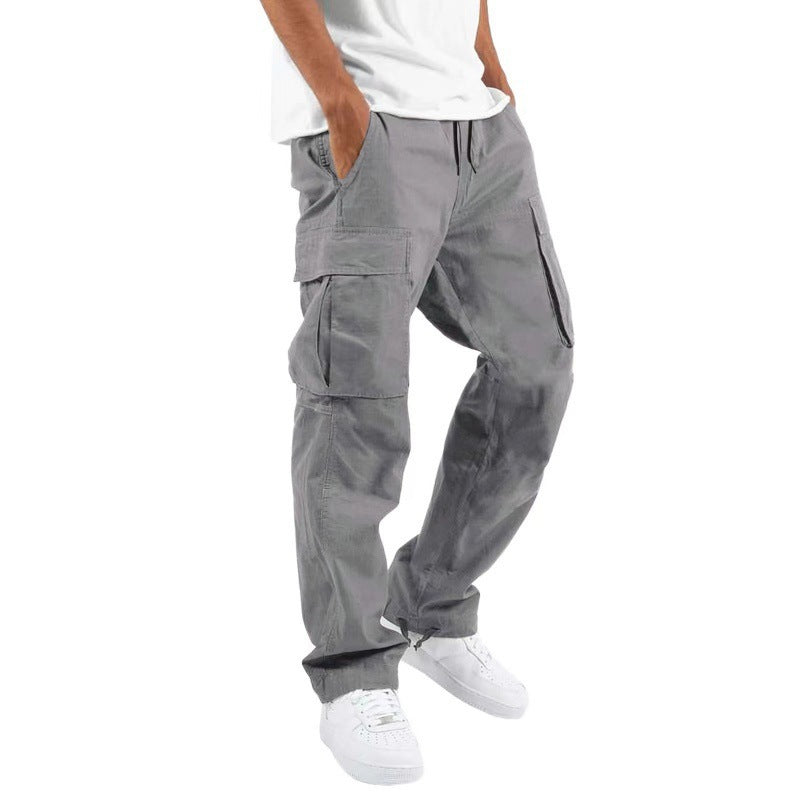 Cargo Jogger Multi-pocket con Cordón Ajustable