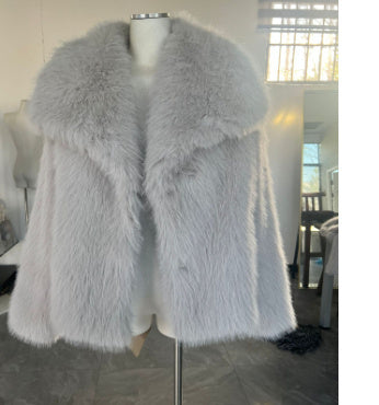 Abrigo de felpa de invierno a la moda