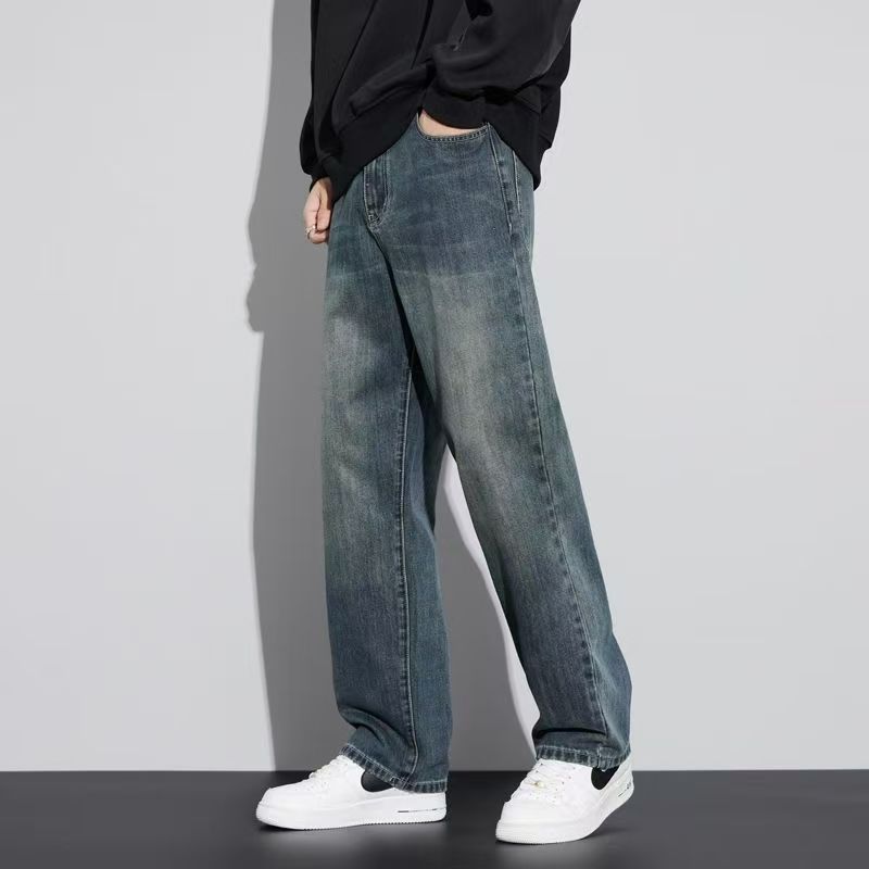 Jeans straight para hombre – Moda retro atemporal